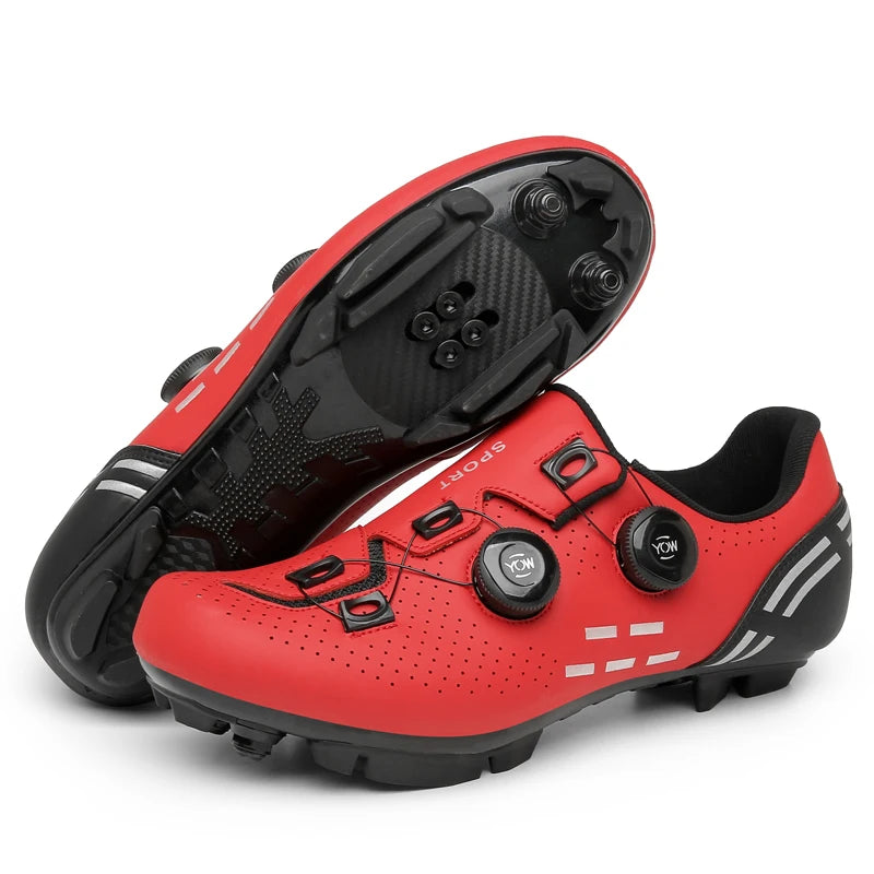 High-Quality Cycling Shoes Men's SPD Self-Locking Racing Bicycle Sports Shoes Women's MTB Mountain Non-Slip Cycling Shoes 36-47