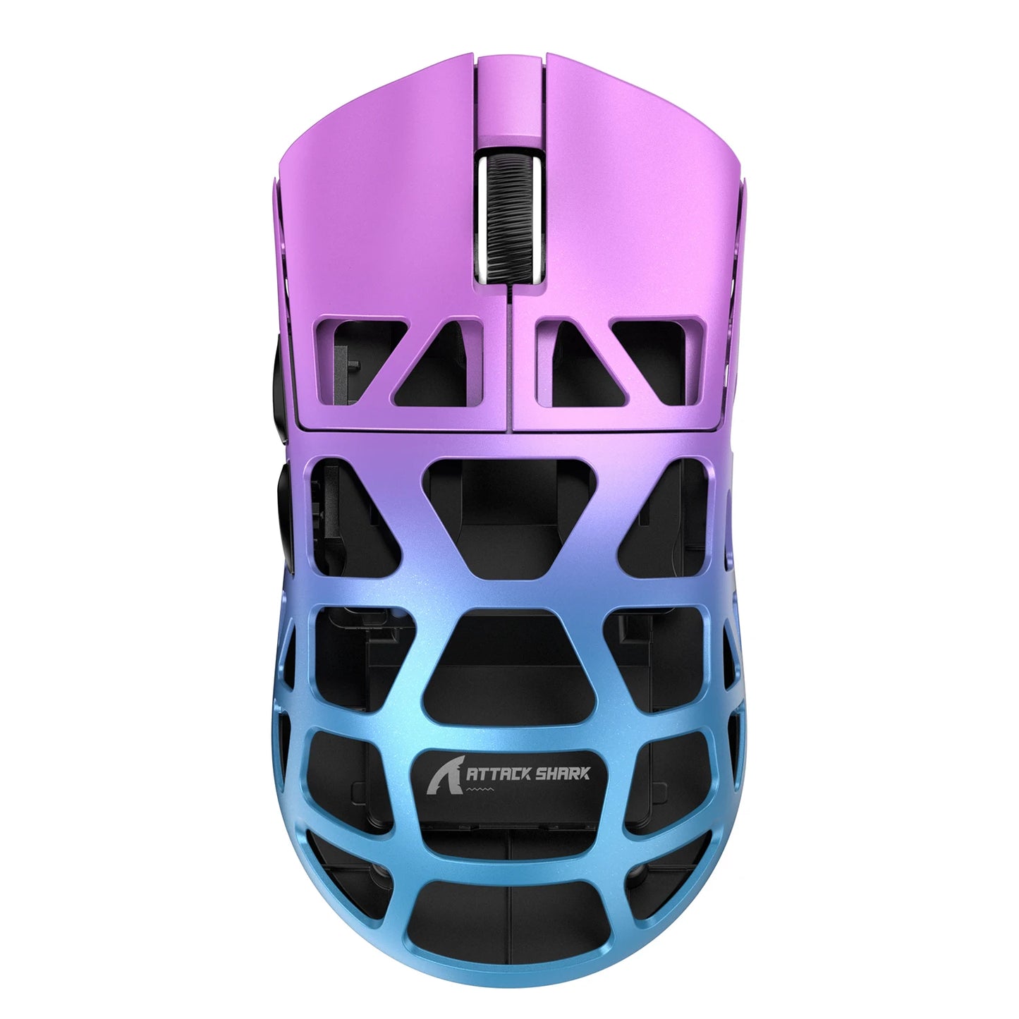 Rato ATTACK SHARK R3 8KHz em liga de magnésio, sensor PixArt PAW3395, até 26000 DPI, 2.4G/BT/com fios, ultraleve de 46g, para PC/Mac