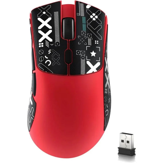 Attack Shark R1 Wireless Gaming Mouse, 55g Ultra-Lightweight Tri-Mode Gaming Mouse, PAW3311 Sensor, 18000 DPI, Bluetooth 5.2, 2.4GHz & USB-C for PC, Mac & Laptop