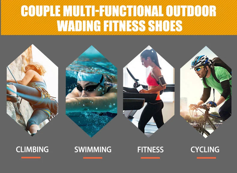 EOCENE Men Women Barefoot Outdoor Sports Aqua Shoes Quick-dry Beach Swimming Fitness Wading Hiking Cycling Water Sneakers shoes