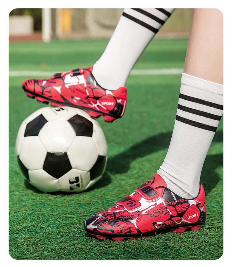 Soccer Cleats for Men Women Breathable Lightweight Anti Slip Firm Ground for Outdoor Football Training Match Sports