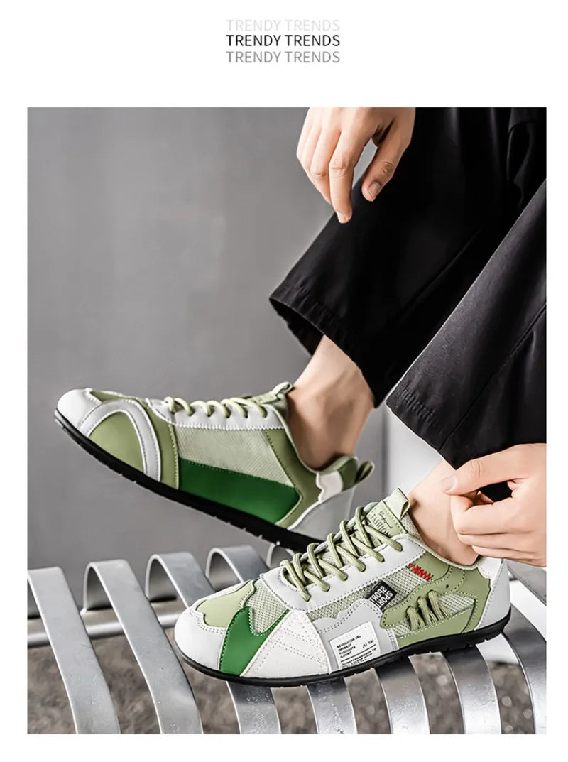 Buty męskie letnie, nowe, z siateczki, oddychające, młodzieżowe, rekreacyjne, do biegania, do chodzenia, lekkie trampki, Zapatillas