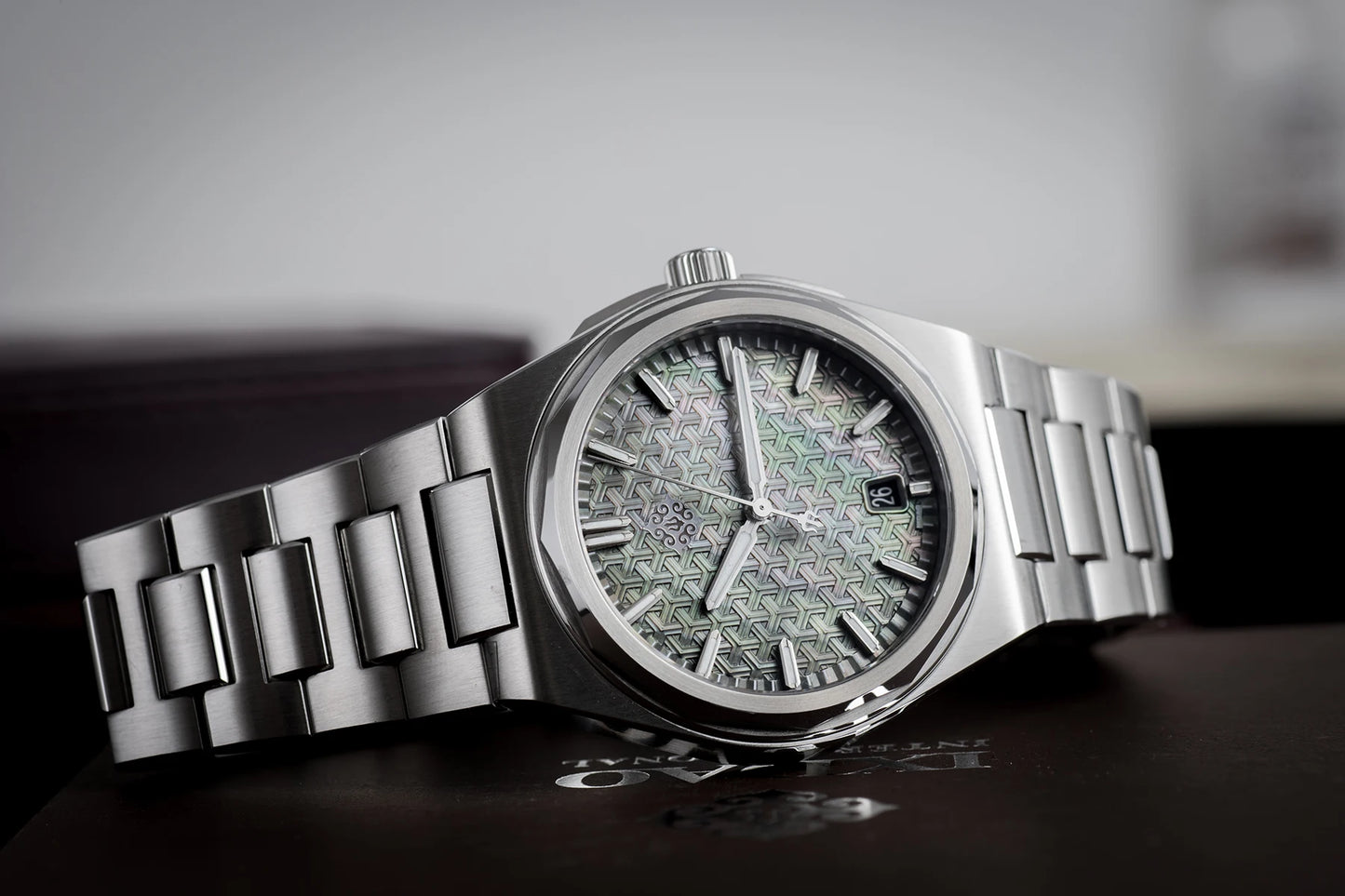 IX&DAO 2025 Novo Relógio Masculino Warrior Automático Mecânico 37mm Movimento Miyota 9015 Safira Aço Inoxidável Impermeável 10Bar BGW