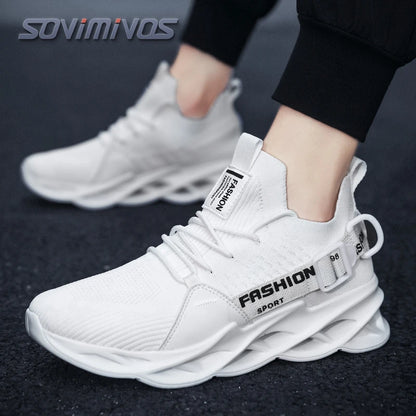 Mens Walking Shoes - Slip On Tennis Running Shoes Memory Foam Lightweight Work Sneakers for Indoor Outdoor Gym