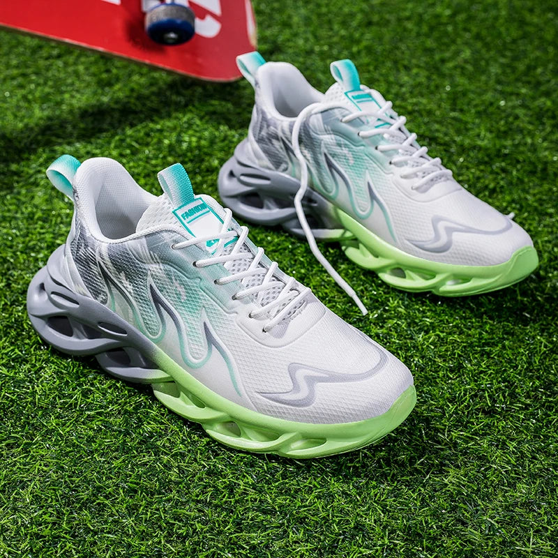 Men Running Shoes Breathable Mesh Sports Shoes Cushion Casual Sneakers Lightweight Comfortable Tennis Shoes﻿ Athletic Footwear