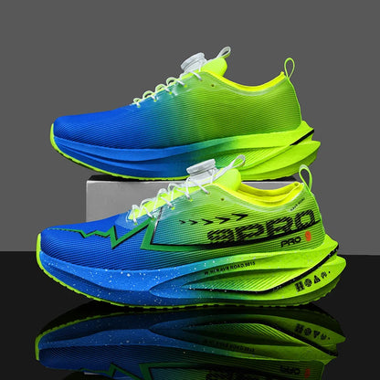 Męskie buty do biegania na co dzień, maratonowe, sportowe, z wkładką z włókna węglowego, oddychające, lekkie, damskie, wygodne, sportowe, antypoślizgowe trampki