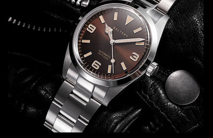 Baltany Men Automatic Watch 39MM Mechaical Wristwatch Bubble Sapphire 20ATM Waterproof C3 Luminous NH38 / SW200