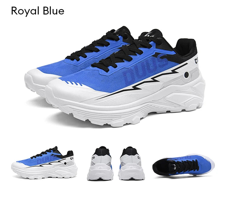 Men's Off-Road Running Shoes Spring and Summer Outdoor Power Grip Sports Shoes Breathable Trail Running Shoes for Women
