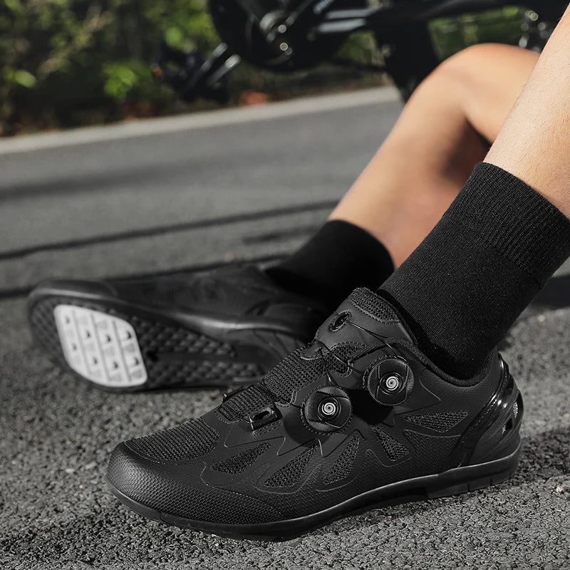 Scarpe da mountain bike non bloccanti da uomo senza tacchette, scarpe da ciclismo su strada RB Speed senza tacchetta, sneaker MTB da donna per pedali flat