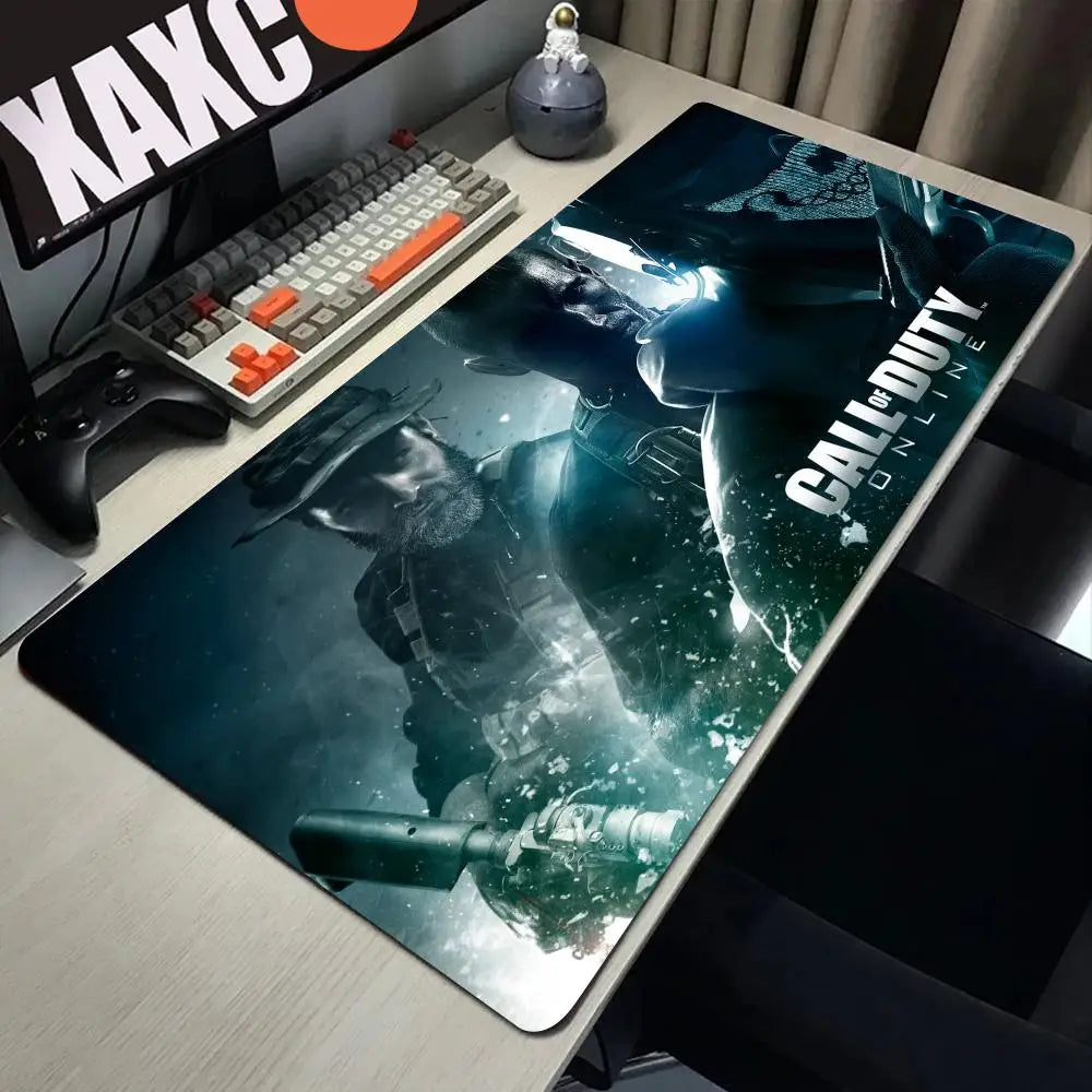 Call of Duty Game Large Mouse Pad PC Gaming Accessories Desktop Extended Table Mat XL Laptop Office Rubber Carpet Soft Mausepad