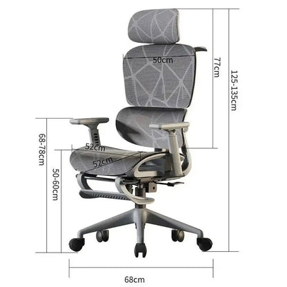 Support, Electronic Gaming Seat Computer Chair Back Adjustable Ergonomic Free Delivery Office Chair Wheelchair Furniture