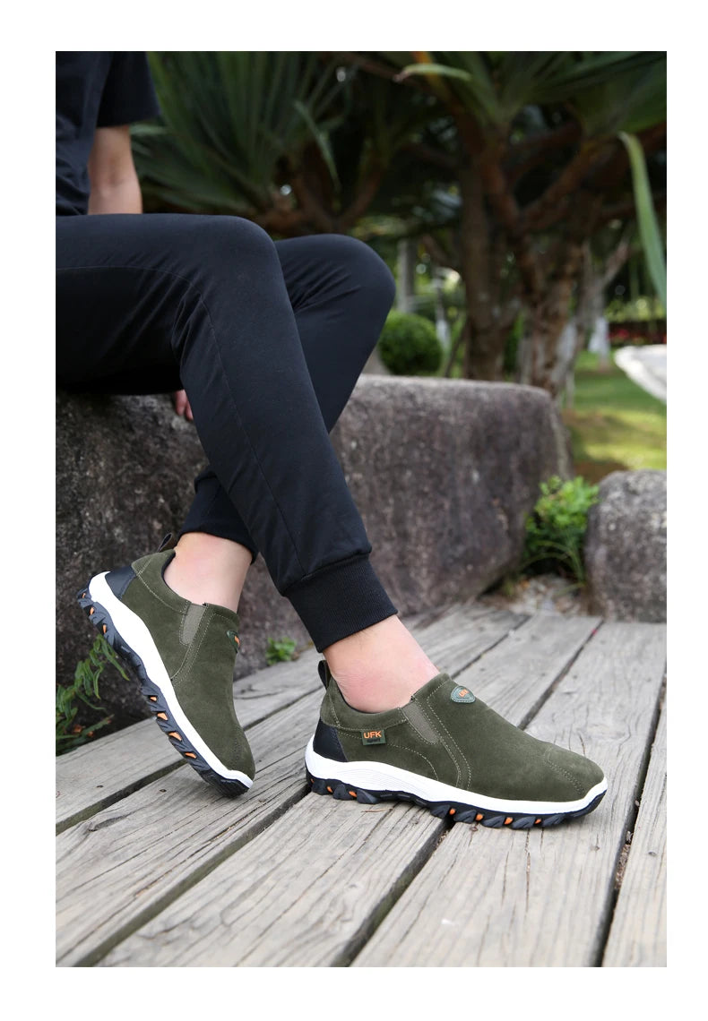 New Outdoor Hiking Camping Light Running Jogging Casual Sports Men's Shoes Non-slip Loafers Hiking Shoes Large Size 38-50