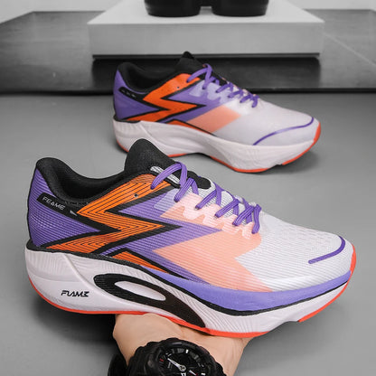 Men's Casual and Comfortable Solid Color Wear-Resistant Jogging Shoes Breathable and Easy-To-Wear Sports Shoes Non-Slip