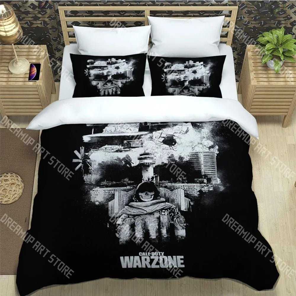 3D Print Call of Duty Game COD Bedding Set Twin Queen King Full Size Duvet Cover Pillowcase Bed boys girls Adult Home Textiles