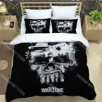 3D Print Call of Duty Game COD Bedding Set Twin Queen King Full Size Duvet Cover Pillowcase Bed boys girls Adult Home Textiles