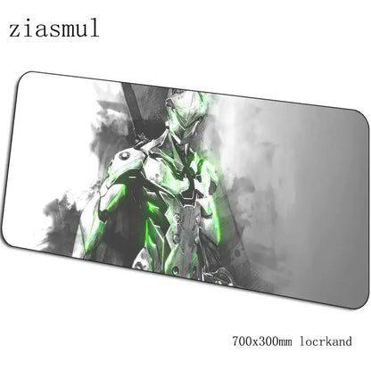 Tappetino mouse Overwatch cartoon per computer 700x300x3mm, tappetino gaming grande Indie Pop per mouse e tastiera, giochi PC gamer da scrivania