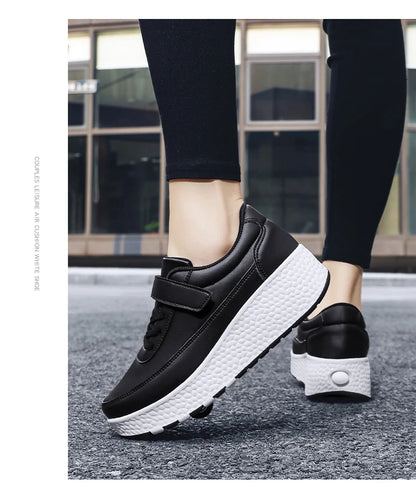 Fashion flashing roller skates shoes High quality roller skates boys and girls size 27-43   wheel sneakers