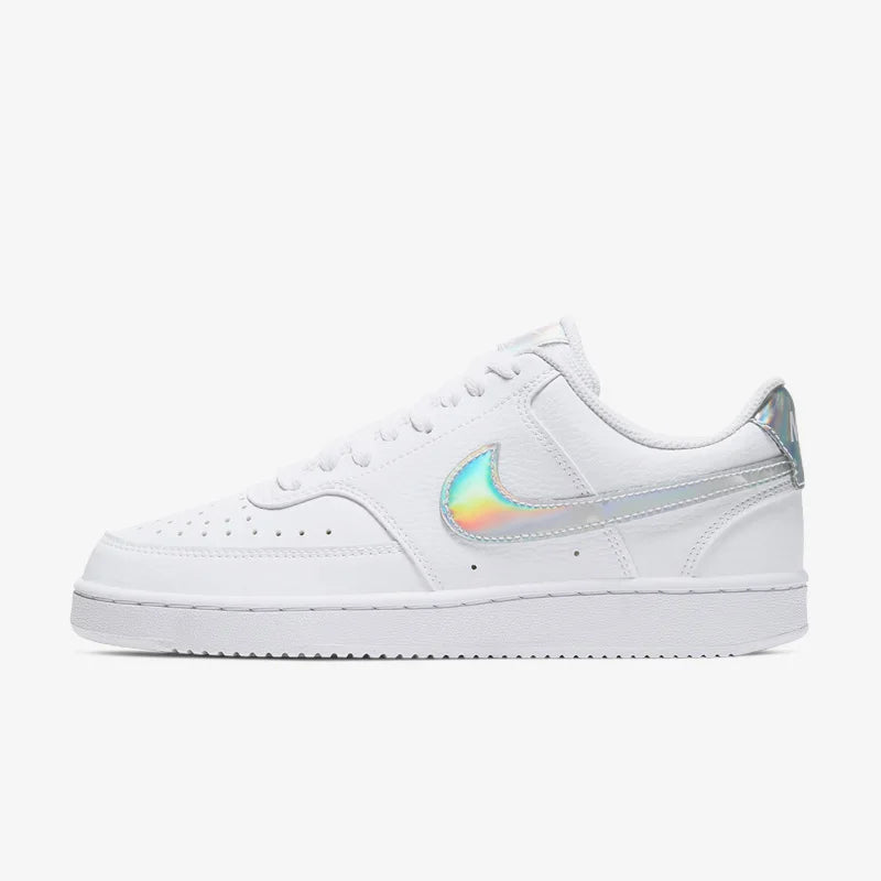 Sapatilhas casuais de skate de cano baixo para mulher Nike Genuine COURT VISION CW5596-100