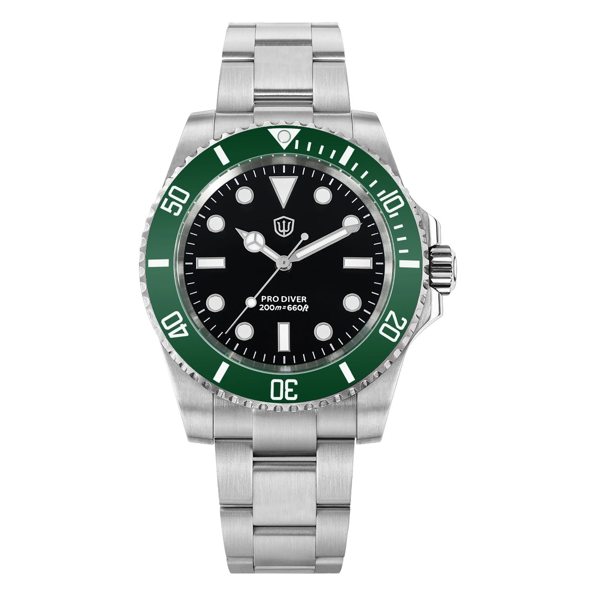 Watchdives WD1680Q V2 VH31 Sweep Quartz Movement Watch Luxury Top Brand Sapphire Stainless Steel 20Bar Waterproof Men Watches