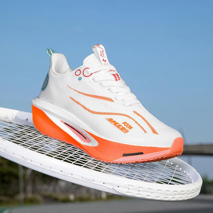 Men Carbon Board Running Shoes Marathon Long-Distance Running Sports Shoes Support Stable Casual Women Breathable Running Shoes