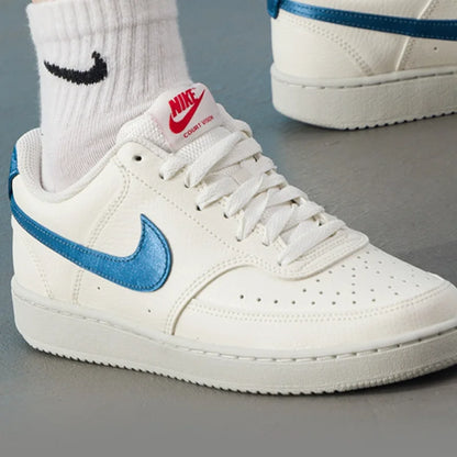 Authentic Nike Court Vision Low Women's Minimalist Versatile Outdoor Breathable Casual Sneakers IM7799-133