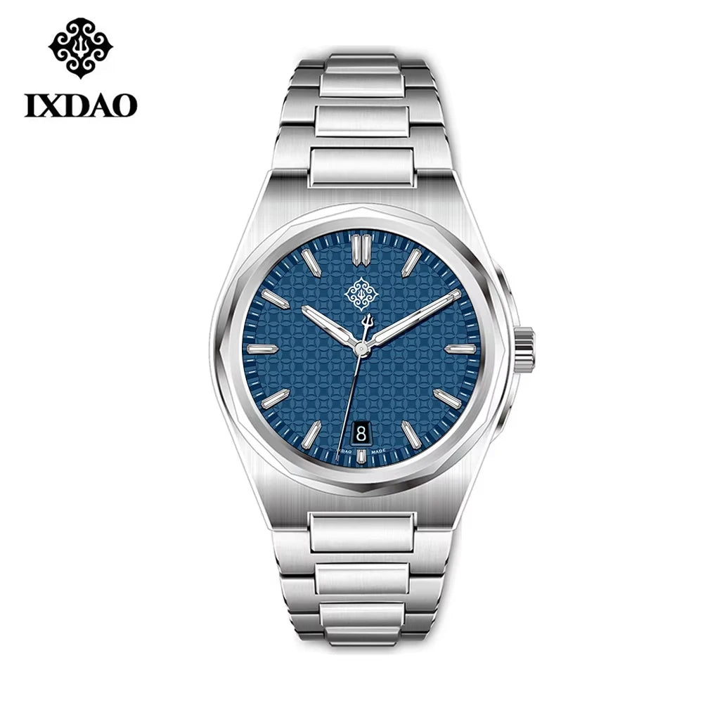 IX&DAO 2026 New Warrior 37mm Men's Automatic Mechanical Watch Miyota 9015 Top Sapphire BGW-9 Stainless Steel Waterproof 10Bar