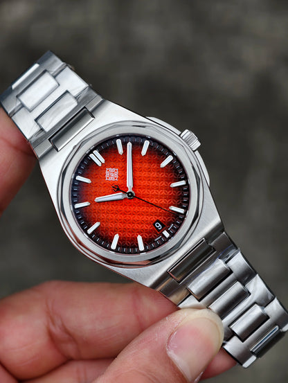 IX&DAO 2026 New Warrior 37mm Men's Automatic Mechanical Watch Miyota 9015 Top Sapphire BGW-9 Stainless Steel Waterproof 10Bar
