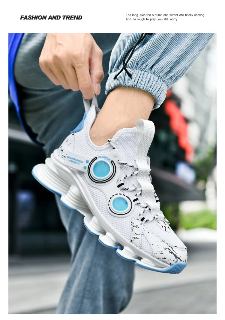 Men's Basketball Shoes Breathable Cushioning Non-Slip Wearable Runing Shoes Gym Training Athletic Basketball Sneakers for Men