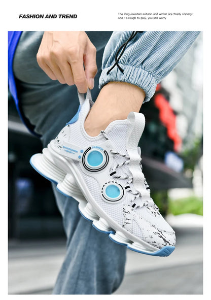 Men's Basketball Shoes Breathable Cushioning Non-Slip Wearable Runing Shoes Gym Training Athletic Basketball Sneakers for Men