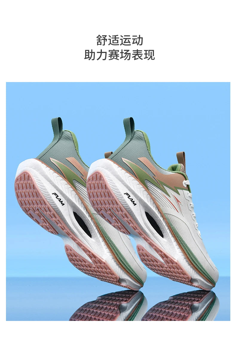 Men Sports Running Shoes Marathon Air Cushion Breathable Lightweight Comfortable Women Outdoor Athletic Sneakers Jogging Tenis