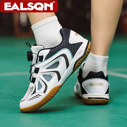 Table Tennis Shoes Couples' Lightweight Sports Badminton Shoes Non-slip Outdoor Men's Breathable Competition Training Sneakers