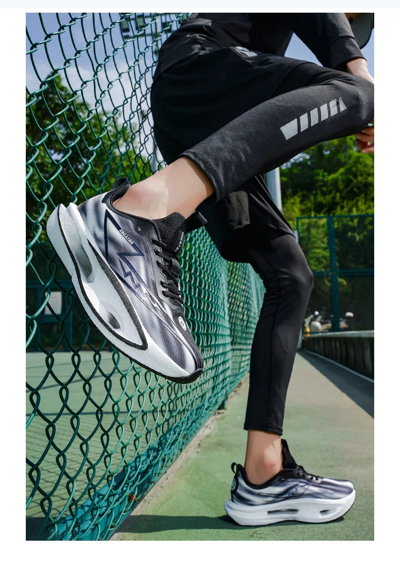 2026 Running Shoes Carbon Plate Marathon Men Sports Breathable Lightweight Women's Comfortable Athletic Antiskid Sneakers Casual
