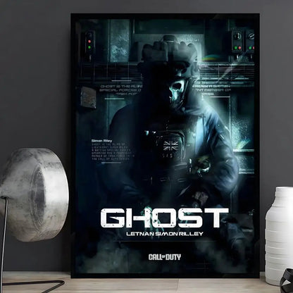 game Call of Duty Poster Posters Anime Room Decor Decoration Movie Backpack Wall Interior Music Wall Art