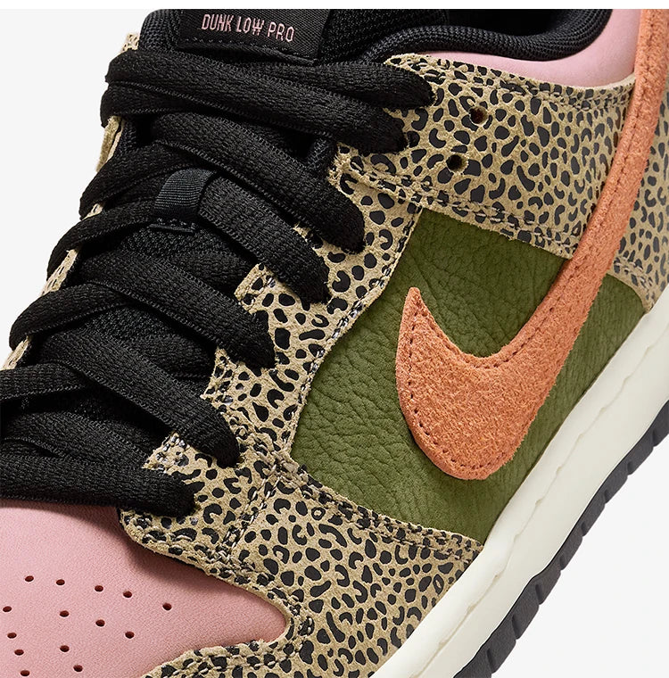Nike Authentic Dunk Low heren- en dames-sneakers van leer met patchwork, retro en klassiek, IH3211-200