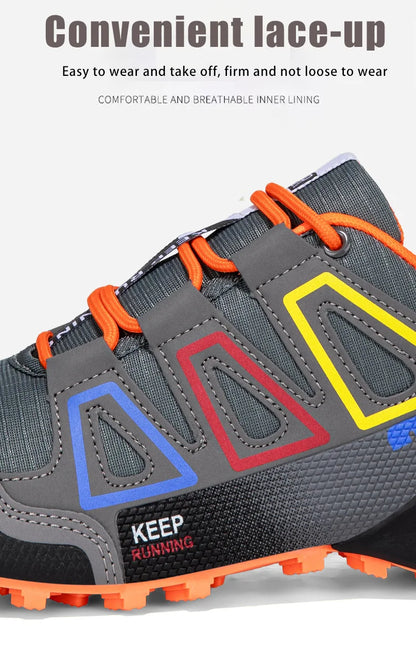 Men's Hiking Shoes Outdoor Sports Shoes Lace-up Hiking Shoes Women's Hiking Sports Shoes Non-slip Hunting Tactical Sports Shoes