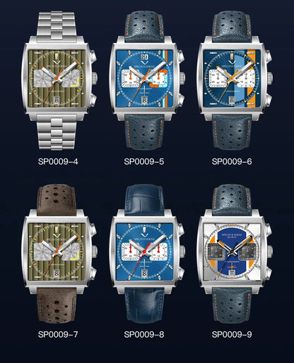 Men's Watches 2025 New Hot Luxury Quartz Wrist Watch Japan VK64 Chronograph Trendy Sport Waterproof