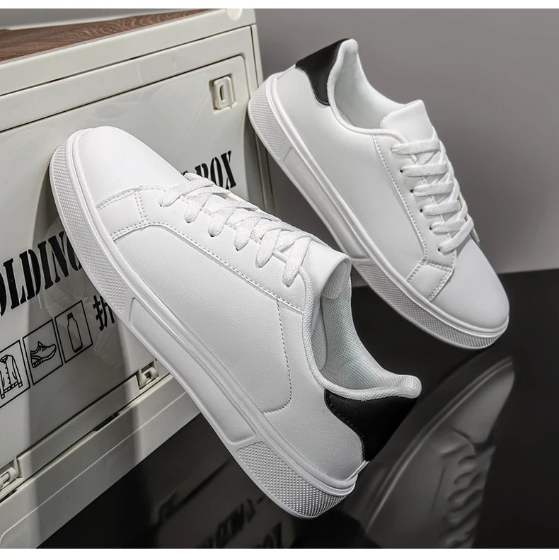 PU Leather Men Shoes Sneakers Trend Casual Shoes Leisure Male Sneakers Footwear Men Vulcanized Shoes Couple Shoes Women Shoes