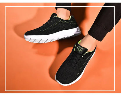 Sports Men Running Jogging Shoes Casual Sneakers Outdoor Lace Up Breathable Mesh Light Tennis Outdoor Walking Size 39-46