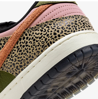 Nike Authentic Dunk Low heren- en dames-sneakers van leer met patchwork, retro en klassiek, IH3211-200