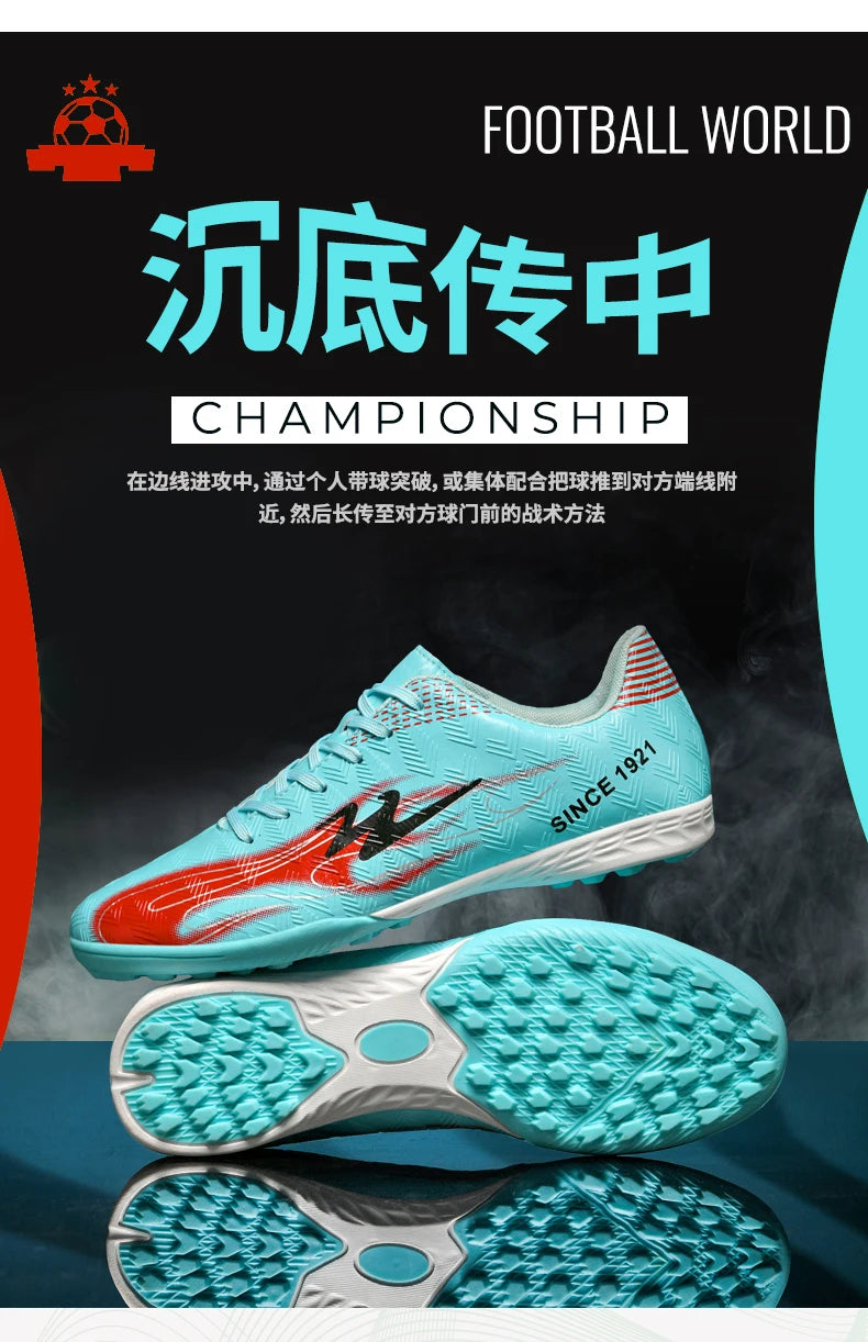 Double Star Football Shoes 2026 New Football Training Match Anti-Slip Grasping Stable Support Special Football Shoes