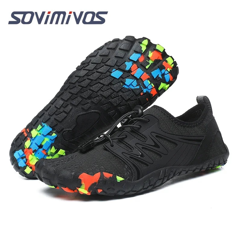 Men's Trail Running Shoes, Lightweight Athletic Zero Drop Barefoot Shoes Non Slip Outdoor Walking Minimalist Shoes for Women