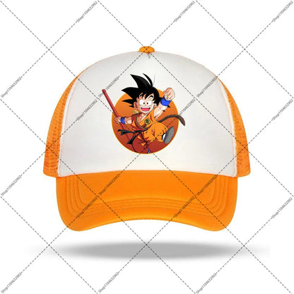 Dragon Ball-baseballkeps för kvinnor och män, solhattar, kepsar med tryck av seriefigurer och anime, bekväma unisex-bomullskepsar för vuxna, perfekta som sommargåvor och festpresenter
