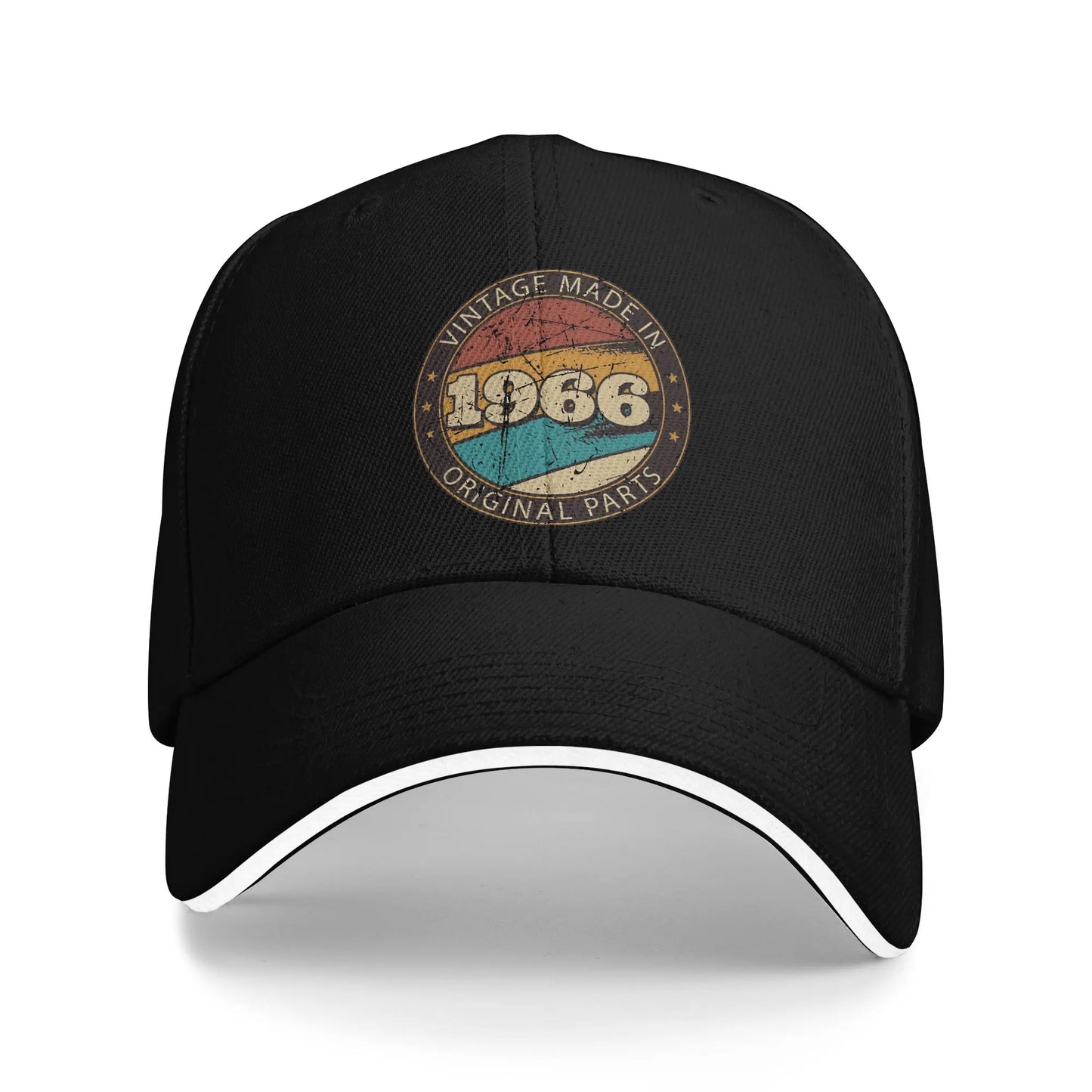 Men Women Born in 1966 vintage age 60 years old funny 60th birthday Hat Fashion Baseball Cap  Sun Hat Travel Headewear