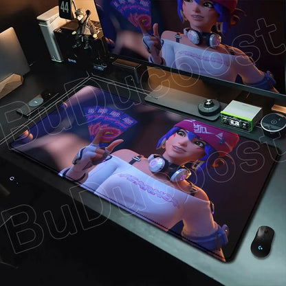 Overwatch Gaming Anime Girl Large XXL Mouse Pad HD Printing Computer Keyboard Mats Laptop Office Rubber Soft Desk Rug 900x400 MM