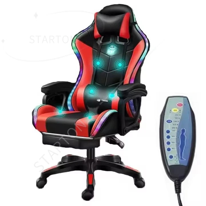 Fast Shipping Gamer Chair Cheap Computer Gaming Chair Computer Adjustable Racing Gaming Chair with RGB and Massage