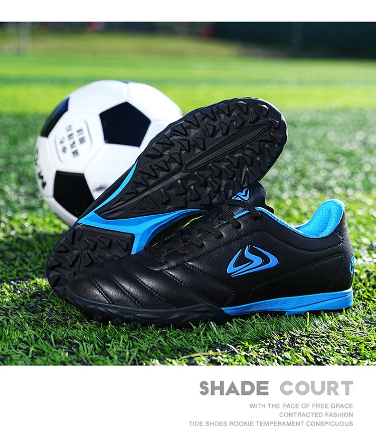 Sapatilhas de futebol de treino unissexo para adulto, tamanho grande, para jogo, interior, exterior e relvado, para jovens e estudantes, 39-45#