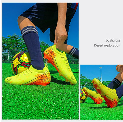 New Men's Football Boots Wholesale Cleats Non-Slip Sneakers Training Soccer Shoes Top Quality FG Drop Shipping Unisex Adult