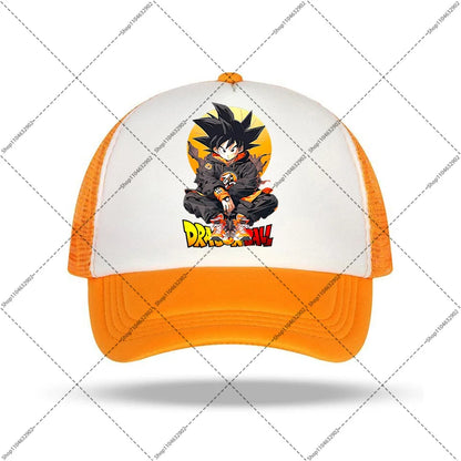 Dragon Ball-baseballkeps för kvinnor och män, solhattar, kepsar med tryck av seriefigurer och anime, bekväma unisex-bomullskepsar för vuxna, perfekta som sommargåvor och festpresenter