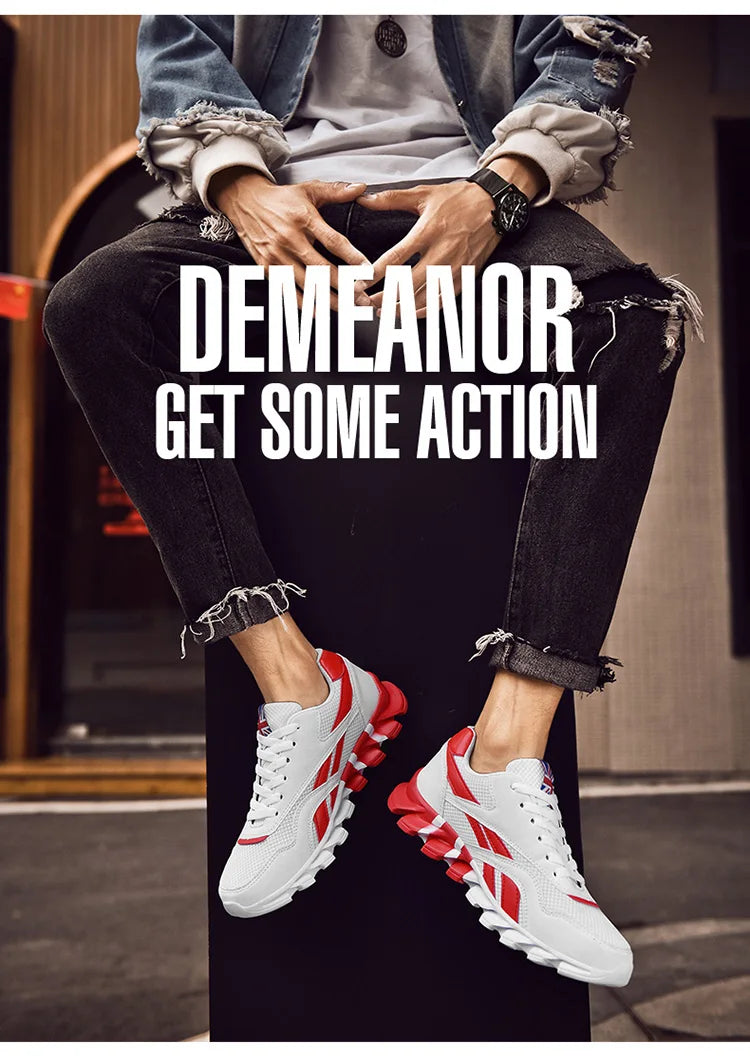 New Men's and Women's Running Shoes Breathable Casual Sneakers Anti-slip Vibration Comfortable Outdoor Sprots Walking Shoes36-48