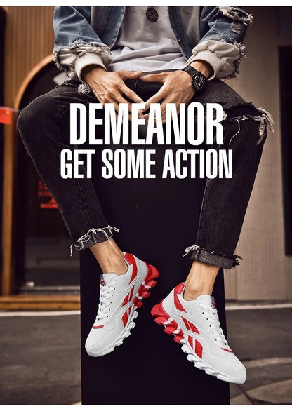 New Men's and Women's Running Shoes Breathable Casual Sneakers Anti-slip Vibration Comfortable Outdoor Sprots Walking Shoes36-48